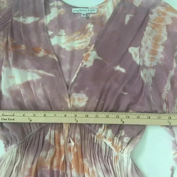 YFB Young Fabulous & Broke Sheena Tie Dye Maxi Dress Small - Picture 10 of 11